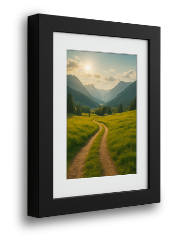 Faucher Fine Art - Cadre Noir mat det