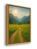 Faucher Fine Art - Caisse Bois mat det